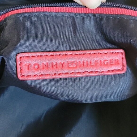 Tommy Hilfiger Liv II Flap Mini Jacquard Backpack Monogram Bag Women\'s Woman\'s